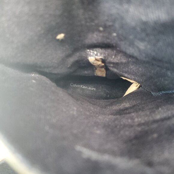 Calvin Klein Boots Womens Size 8.5 Brown Leather Makayla Slouchy Knee Boots - Picture 2 of 12